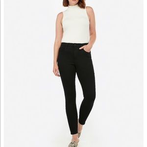 HighWaisted Denim Perfect CurvesBlack AnkleLegging